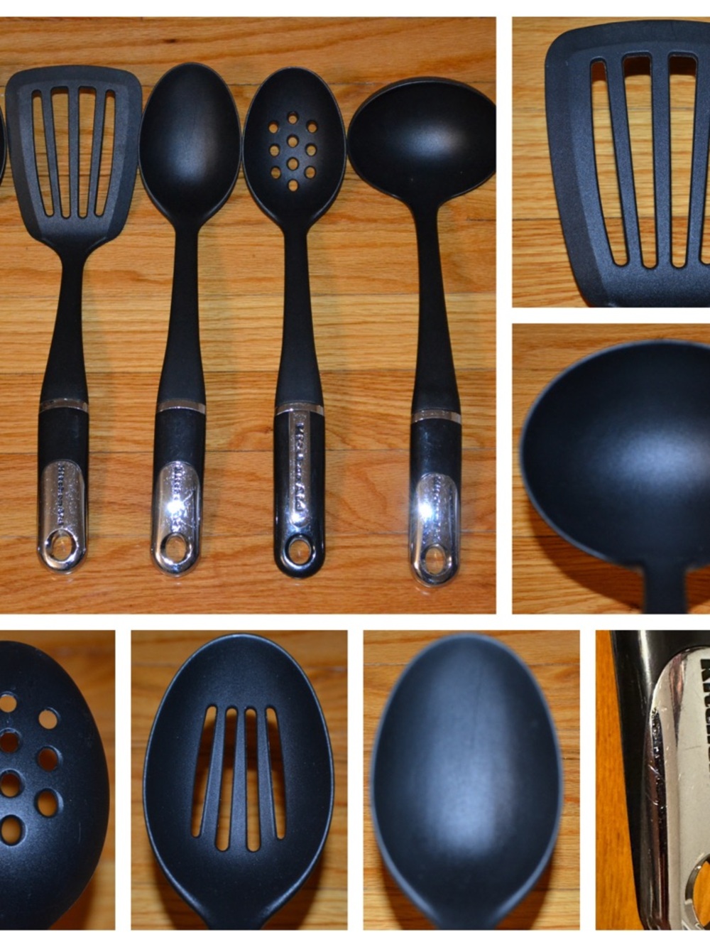 Black KitchenAid 5-piece Utensil Set